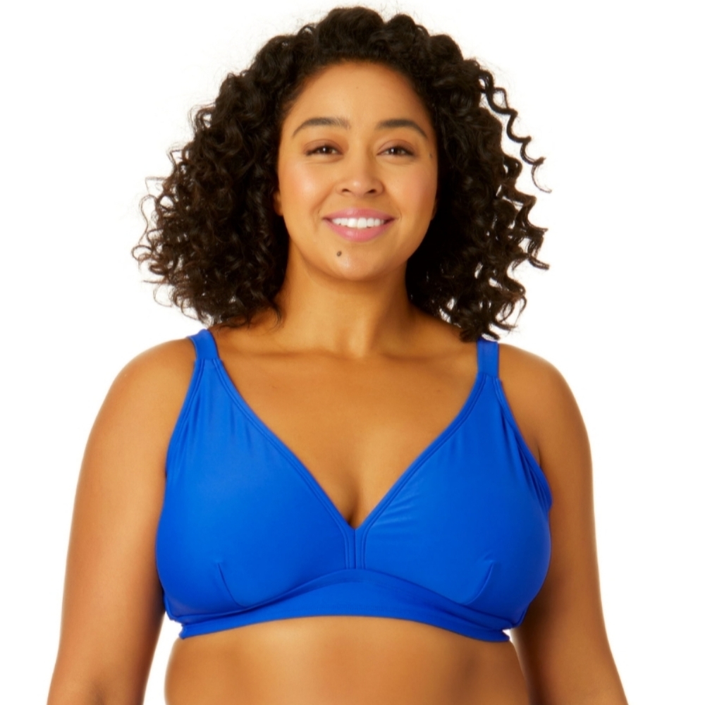 TimeANDTrue Women's Plus Bralette Bikini Swimsuit